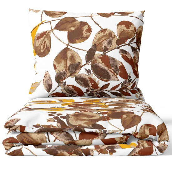 POŚCIEL 100% BAWEŁNA LEŚNY SZUM POLSKI KOMPLET POŚCIELI