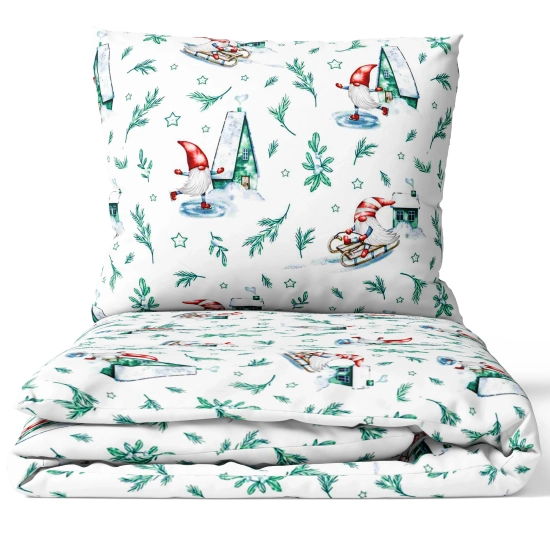 ŚWIĄTECZNA POŚCIEL POLSKA 100% BAWEŁNA KOMPLET POSZEWKI POSZWA