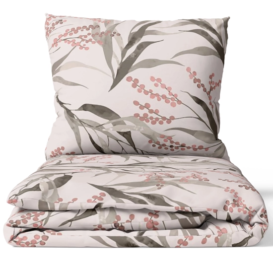 KOMPLET POŚCIELI POLSKA 100% BAWEŁNA LEKKA GAŁĄZKA 180x200