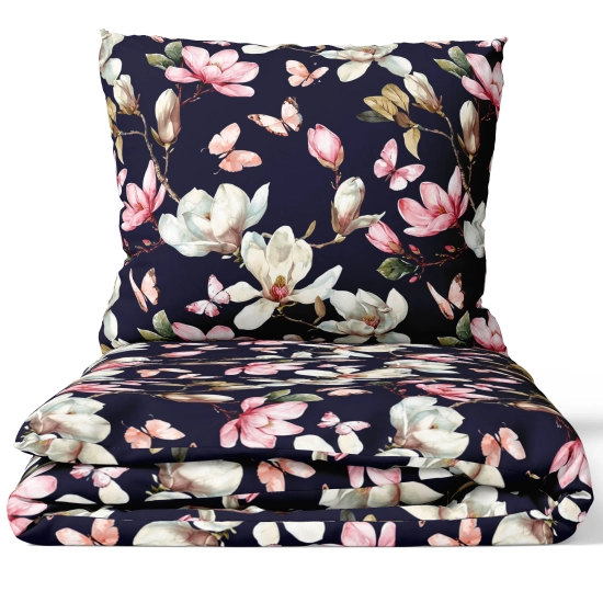 Pościel 135x200 W Magnolie Bawełna Premium J&W Nocna Magnolia