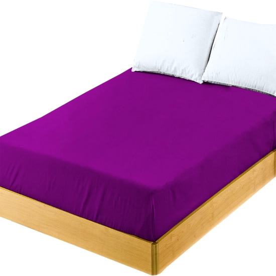 PRZEŚCIERADŁO TRADYCYJNE 200x220 BEZ GUMKI GRUBE ŚLIWKA