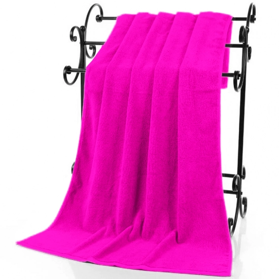 SZYBKOSCHNĄCY RĘCZNIK DO RĄK CIEMNY RÓŻ (FUKSJA) 50x100 BAWEŁNA 400G