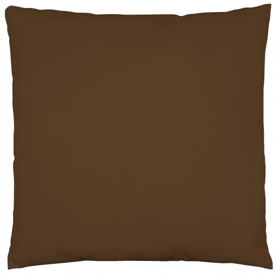 POSZEWKA DEKORACYJNA 40x40 JASIEK SATYNA BAWEŁNIANA NA PODUSZKĘ BRĄZ