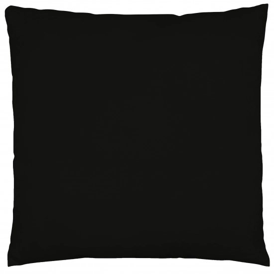 POSZEWKA DEKORACYJNA 40x40 JASIEK SATYNA BAWEŁNIANA NA PODUSZKĘ CZARNY
