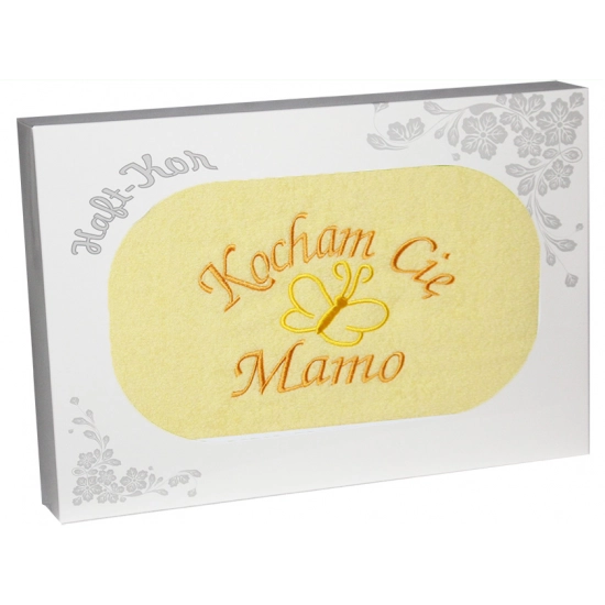 RĘCZNIK Z HAFTEM DZIEŃ MATKI 70x140 NA PREZENT