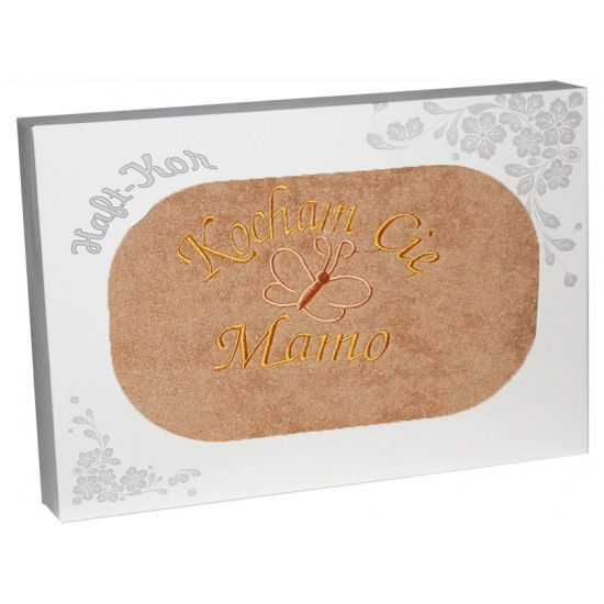 RĘCZNIK Z HAFTEM DZIEŃ MATKI 70x140 NA PREZENT