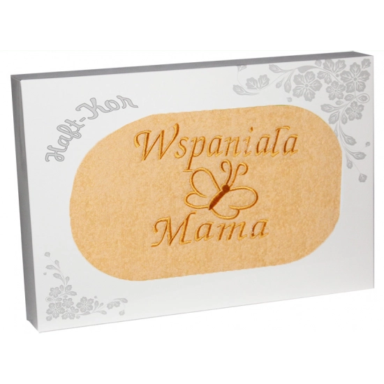 RĘCZNIK Z HAFTEM DZIEŃ MATKI 70x140 NA PREZENT