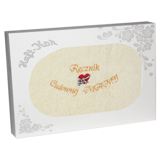 RĘCZNIK Z HAFTEM DZIEŃ MATKI 70x140 NA PREZENT