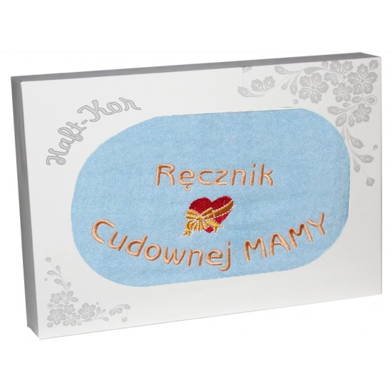 RĘCZNIK Z HAFTEM DZIEŃ MATKI 70x140 NA PREZENT
