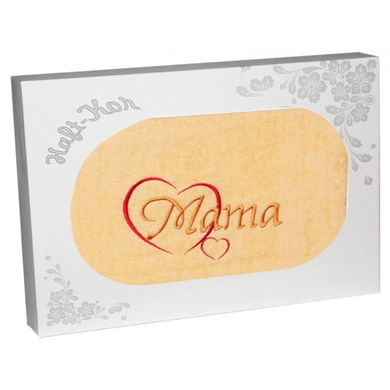 RĘCZNIK Z HAFTEM DZIEŃ MATKI 70x140 NA PREZENT