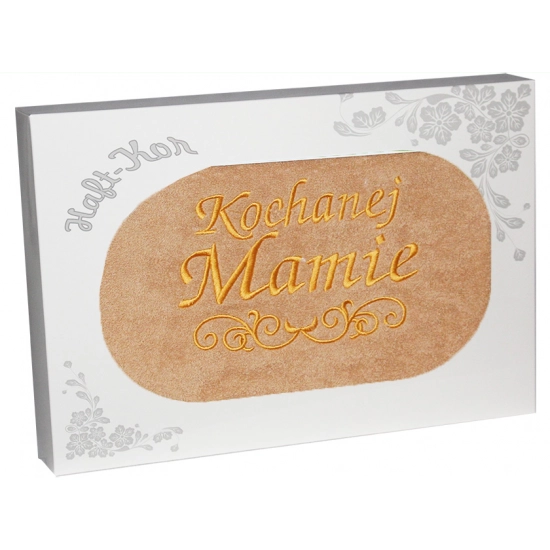 RĘCZNIK Z HAFTEM DZIEŃ MATKI 70x140 NA PREZENT