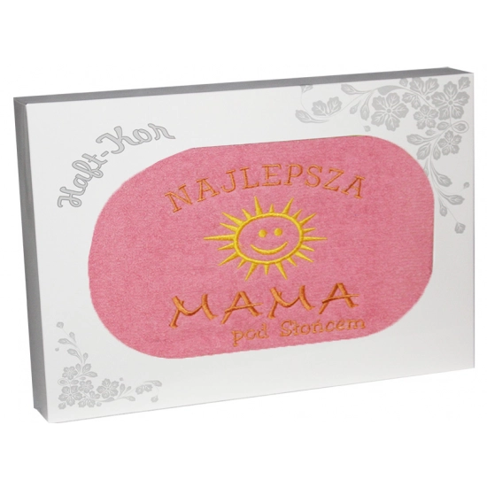 RĘCZNIK Z HAFTEM DZIEŃ MATKI 70x140 NA PREZENT