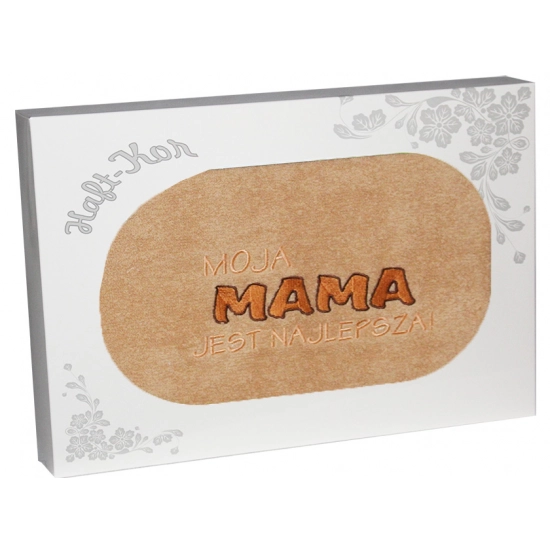 RĘCZNIK Z HAFTEM DZIEŃ MATKI 70x140 NA PREZENT