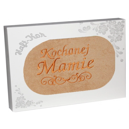 RĘCZNIK Z HAFTEM DZIEŃ MATKI 70x140 NA PREZENT