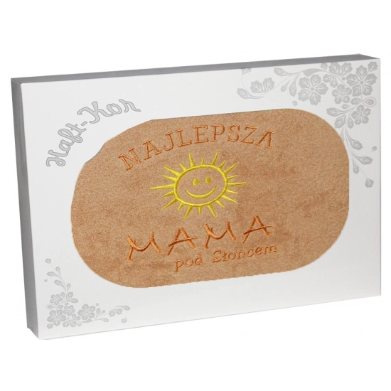 RĘCZNIK Z HAFTEM DZIEŃ MATKI 70x140 NA PREZENT