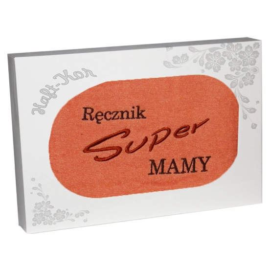 RĘCZNIK Z HAFTEM DZIEŃ MATKI 70x140 NA PREZENT