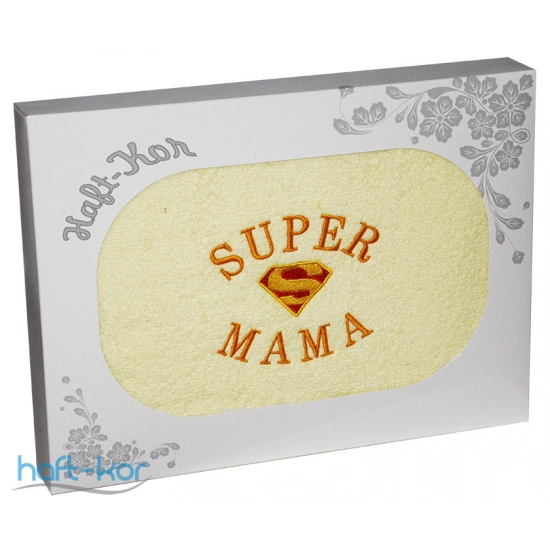 RĘCZNIK Z HAFTEM DZIEŃ MATKI 70x140 NA PREZENT