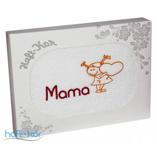 RĘCZNIK Z HAFTEM DZIEŃ MATKI 70x140 NA PREZENT