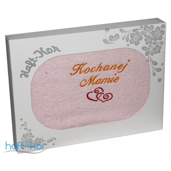 RĘCZNIK Z HAFTEM DZIEŃ MATKI 70x140 NA PREZENT