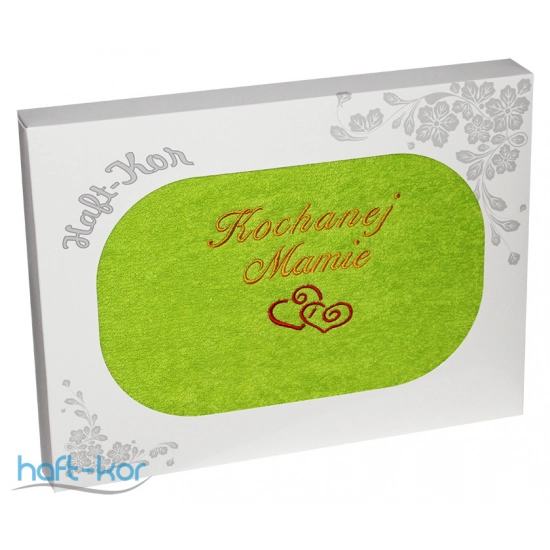 RĘCZNIK Z HAFTEM DZIEŃ MATKI 70x140 NA PREZENT