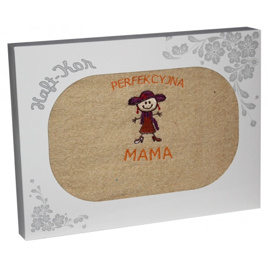 RĘCZNIK Z HAFTEM DZIEŃ MATKI 70x140 NA PREZENT