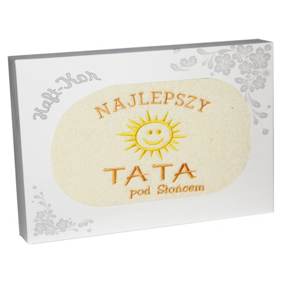 RĘCZNIK Z HAFTEM DLA DZIEŃ OJCA 70x140 NA PREZENT