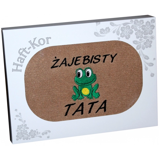RĘCZNIK Z HAFTEM DZIEŃ OJCA 70x140 NA PREZENT