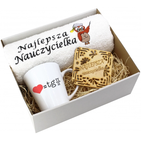 PREZENT DZIEŃ NAUCZYCIELA WYCHOWAWCY KUBEK RĘCZNIK