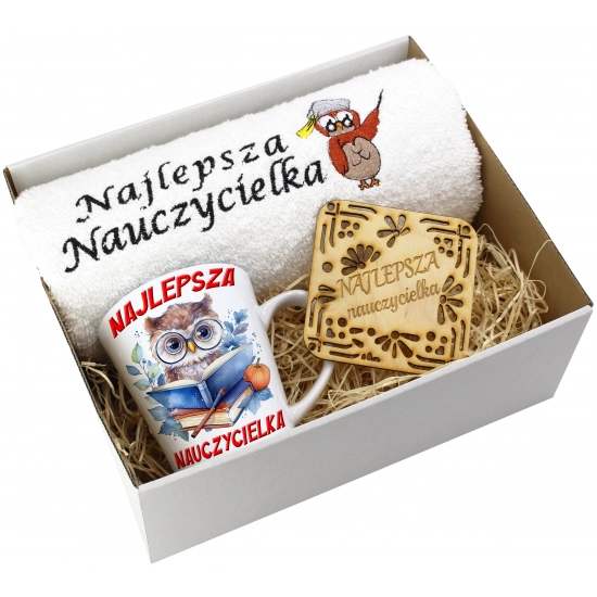 PREZENT DZIEŃ NAUCZYCIELA WYCHOWAWCY KUBEK RĘCZNIK