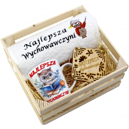 PREZENT DZIEŃ NAUCZYCIELA WYCHOWAWCY KUBEK RĘCZNIK