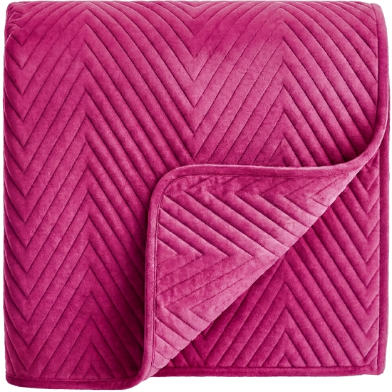 NARZUTA WELUROWA 220X240 NA KANAPĘ PREMIUM VELVET PIKOWANA BISKUP