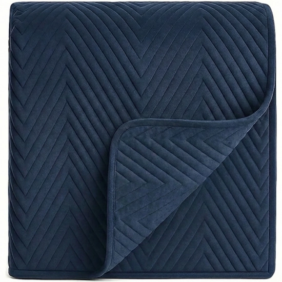 NARZUTA WELUROWA 170X210 NA KANAPĘ PREMIUM VELVET PIKOWANA GRANAT