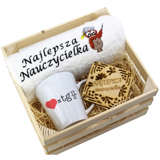PREZENT DZIEŃ NAUCZYCIELA WYCHOWAWCY KUBEK RĘCZNIK