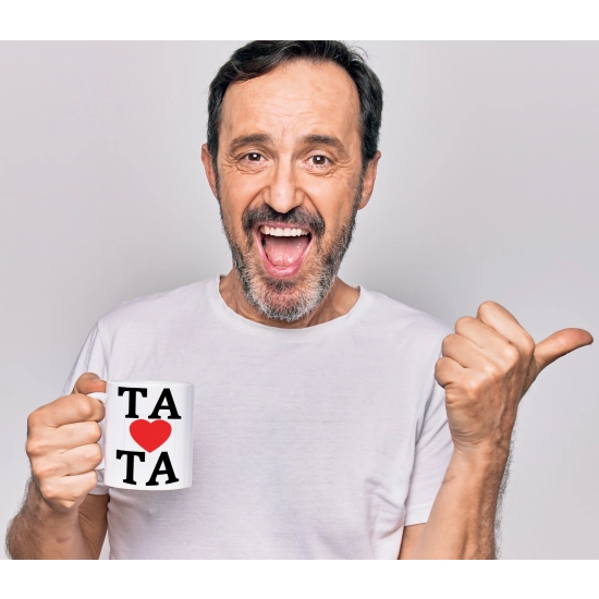 KOMPLET DLA TATY PODUSZKA 40X40CM + KUBEK 330ml NA PREZENT DZIEŃ OJCA TATA