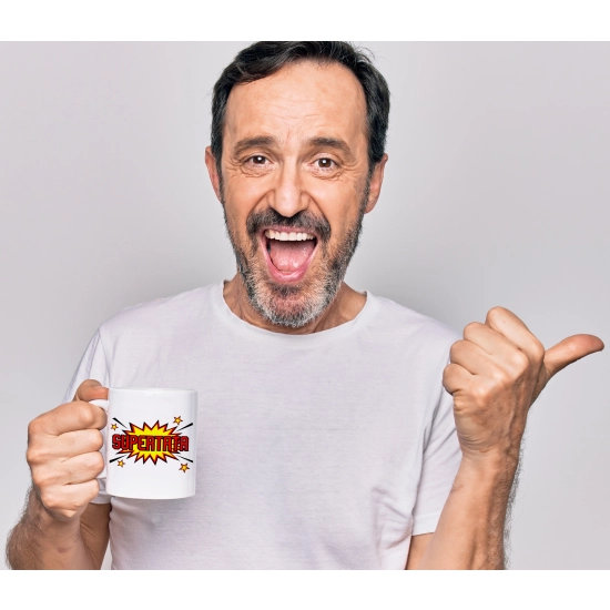 KOMPLET DLA TATY PODUSZKA 40X40CM + KUBEK 330ml NA PREZENT DZIEŃ OJCA TATA