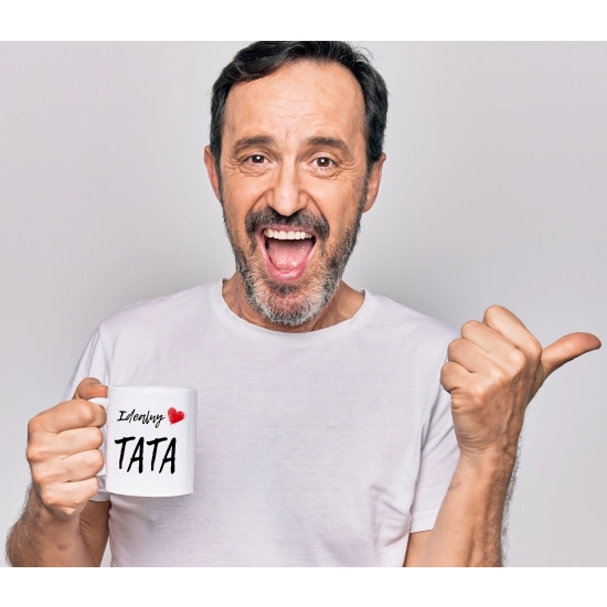 KOMPLET DLA TATY PODUSZKA 40X40CM + KUBEK 330ml NA PREZENT DZIEŃ OJCA TATA