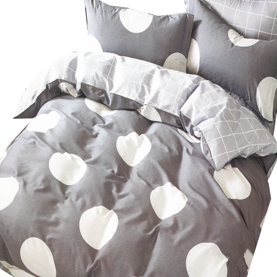 KOMPLET POŚCIELI 100% BAWEŁNA DWUSTRONNA POŚCIEL 150x200 +2 POSZEWKI