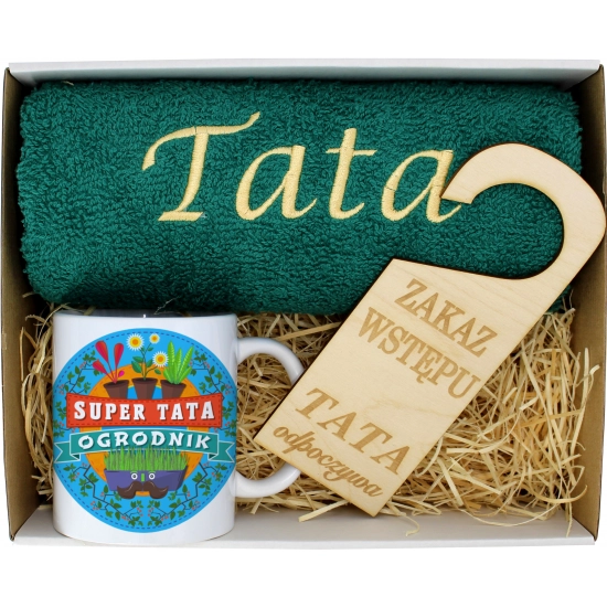 PREZENT DZIEŃ OJCA RĘCZNIK KUBEK TATA TATY OJCIEC