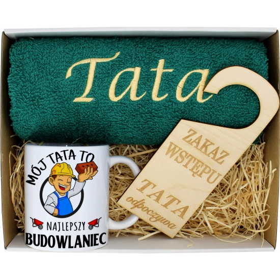 PREZENT DZIEŃ OJCA RĘCZNIK KUBEK TATA TATY OJCIEC