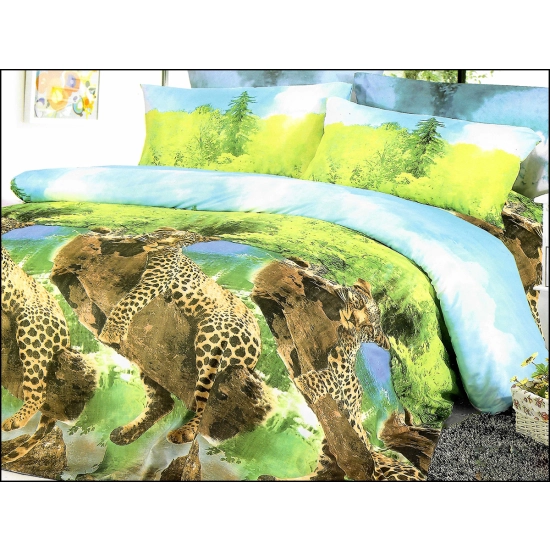 POŚCIEL 3D SATYNA BAWEŁNIANA 3cz.