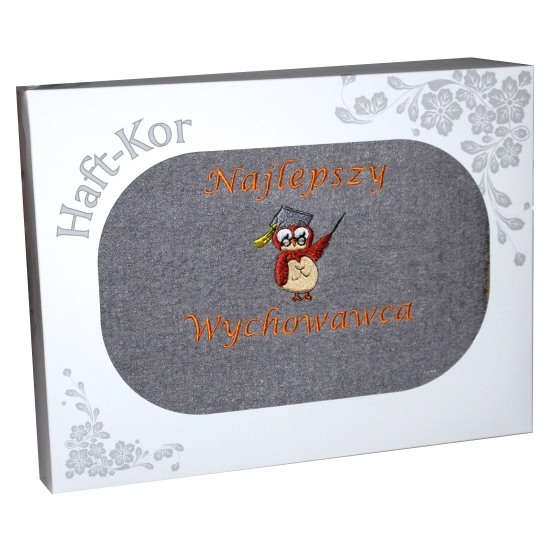 RĘCZNIK 70x140 Z HAFTEM PREZENT DZIEŃ NAUCZYCIELA