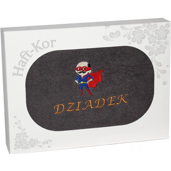 RĘCZNIK Z HAFTEM DZIEŃ DZIADKA 70x140 NA PREZENT