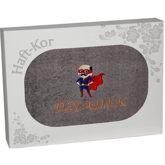 RĘCZNIK Z HAFTEM DZIEŃ DZIADKA 70x140 NA PREZENT