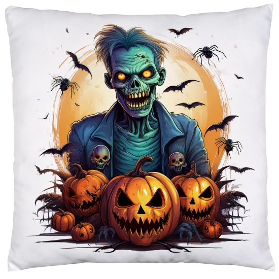 POSZEWKA DEKORACYJNA 40x40 JASIEK OZDOBNA HALLOWEENOWA HALLOWEEN DYNIE KOŚCIOTRUPWAMPIR