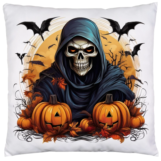 POSZEWKA DEKORACYJNA 40x40 JASIEK OZDOBNA HALLOWEENOWA HALLOWEEN DYNIE KOŚCIOTRUPWAMPIR