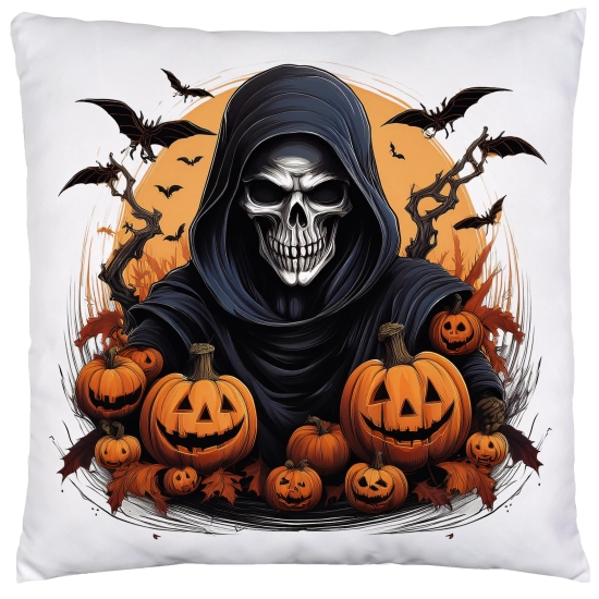 POSZEWKA DEKORACYJNA 40x40 JASIEK OZDOBNA HALLOWEENOWA HALLOWEEN DYNIE KOŚCIOTRUPWAMPIR