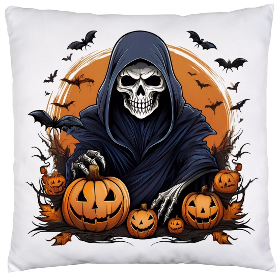POSZEWKA DEKORACYJNA 40x40 JASIEK OZDOBNA HALLOWEENOWA HALLOWEEN DYNIE KOŚCIOTRUPWAMPIR