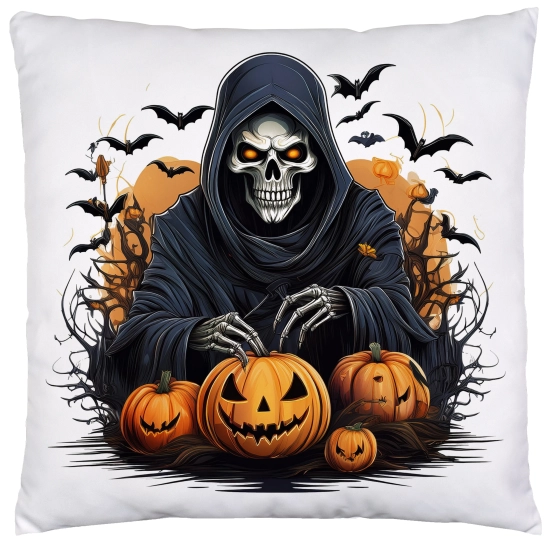 POSZEWKA DEKORACYJNA 40x40 JASIEK OZDOBNA HALLOWEENOWA HALLOWEEN DYNIE KOŚCIOTRUPWAMPIR