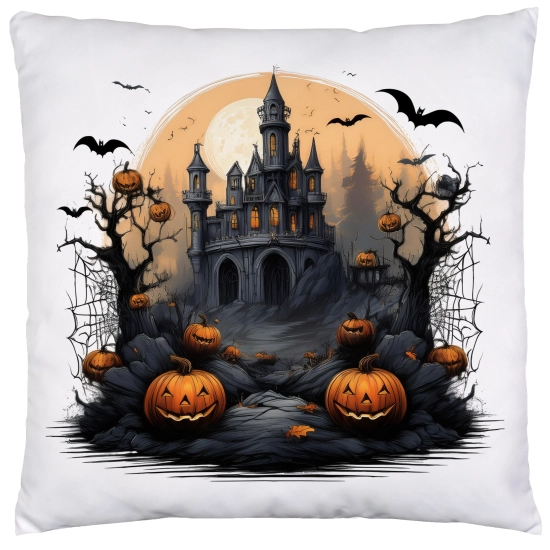 POSZEWKA DEKORACYJNA 40x40 JASIEK OZDOBNA HALLOWEENOWA HALLOWEEN DYNIEZAMEK