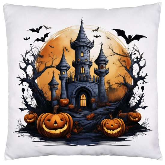 POSZEWKA DEKORACYJNA 40x40 JASIEK OZDOBNA HALLOWEENOWA HALLOWEEN DYNIEZAMEK